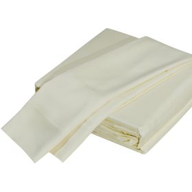 Luxuriously Soft 100% Viscose Derived from Bamboo 4-Piece sheet Set , Oeko-TEX Certified, Full - Crème