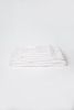 Omne Sleep 5-Piece White Brushed Microfiber Split Queen Hypoallergenic Sheet Set