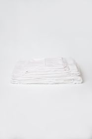 Omne Sleep 4-Piece White Bamboo Flex Head King Hypoallergenic Sheet Set