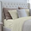 Luxuriously Soft 100% Viscose Derived from Bamboo 4-Piece sheet Set , Oeko-TEX Certified, Full - Crème