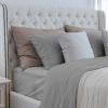 Luxuriously Soft 100% Viscose Derived from Bamboo 4-Piece sheet Set , Oeko-TEX Certified, Full - Silver Gray