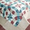 [Falling?Snow] 3PC Cotton Vermicelli-Quilted Printed Quilt Set (Full/Queen Size)